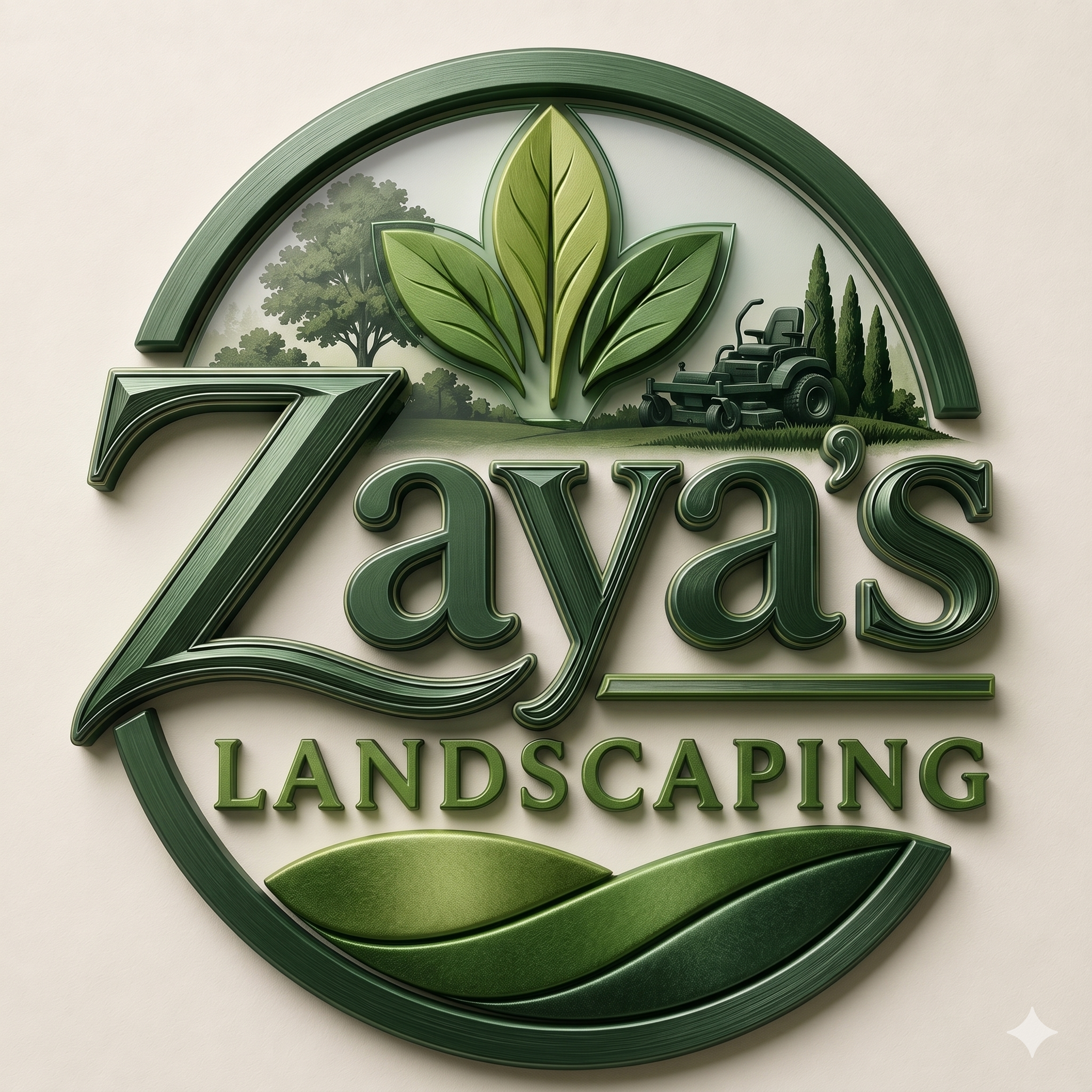 Zaya's Landscaping logo